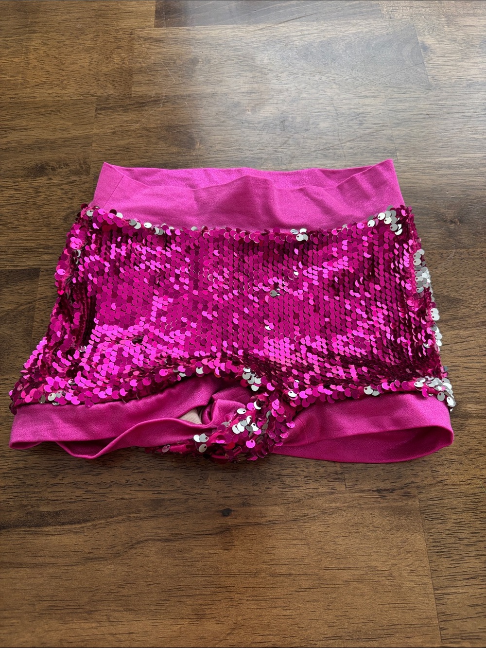 IC Balera Hot Pink/Silver Sequin Shorts